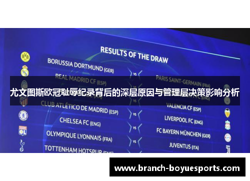 尤文图斯欧冠耻辱纪录背后的深层原因与管理层决策影响分析