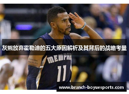 灰熊放弃霍勒迪的五大原因解析及其背后的战略考量